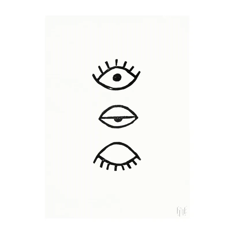 Eye Eye poster från Fine Little Day Erbjudande