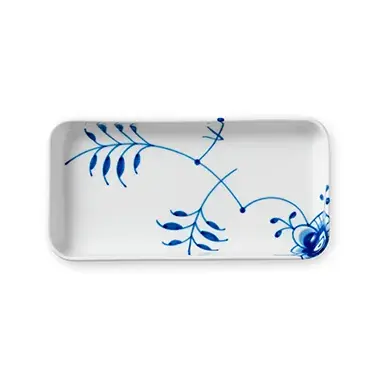 Blue Fluted Mega rektangulärt fat från Royal Copenhagen Erbjudande