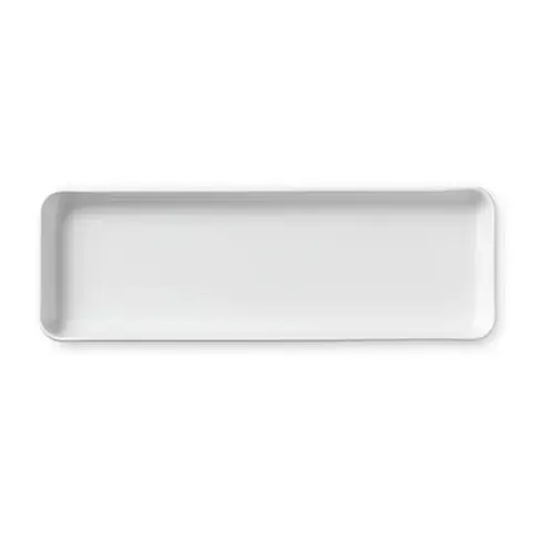 White Fluted rektangulärt fat från Royal Copenhagen Utförsäljning