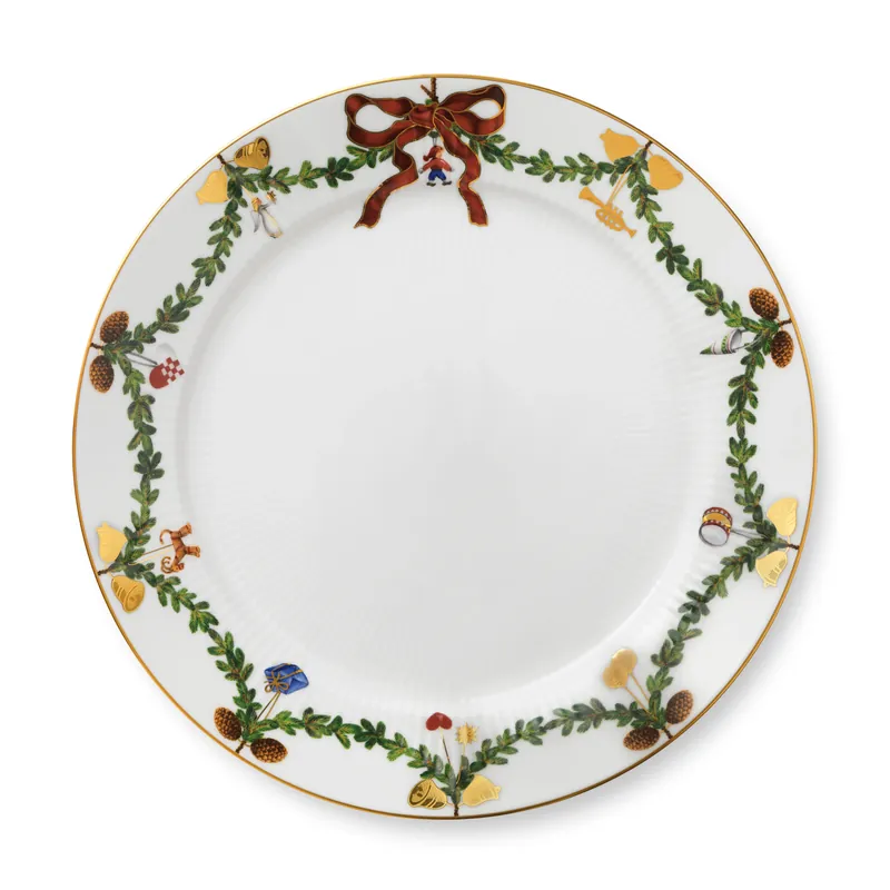 Begränsad tid Star Fluted Christmas tallrik från Royal Copenhagen