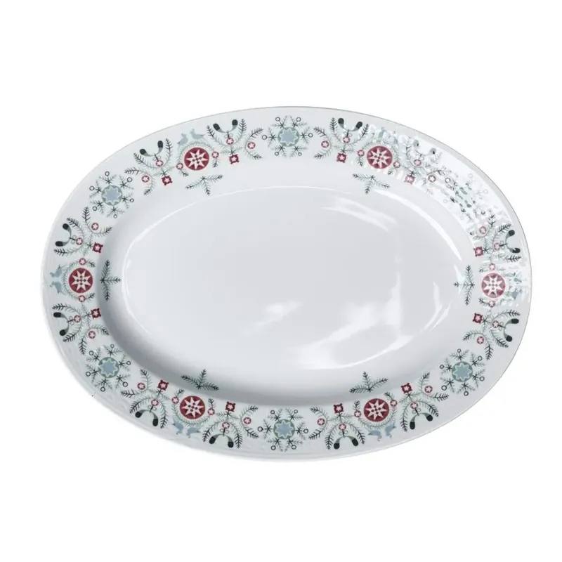 Billig Swedish Grace Winter tallrik oval från Rörstrand