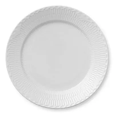 White Fluted Half Lace tallrik från Royal Copenhagen Expressleverans