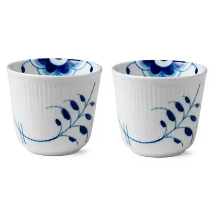 Blue Fluted Mega termomugg 2-pack från Royal Copenhagen Beställ nu