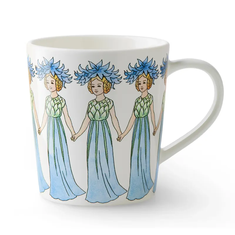 Blåklint mugg med öra från Design House Stockholm Begränsad tid