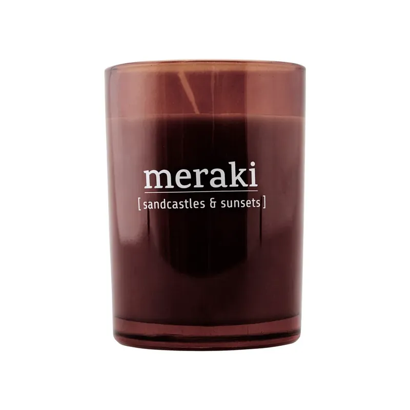 Billigare Meraki doftljus brunt glas 35 timmar från Meraki