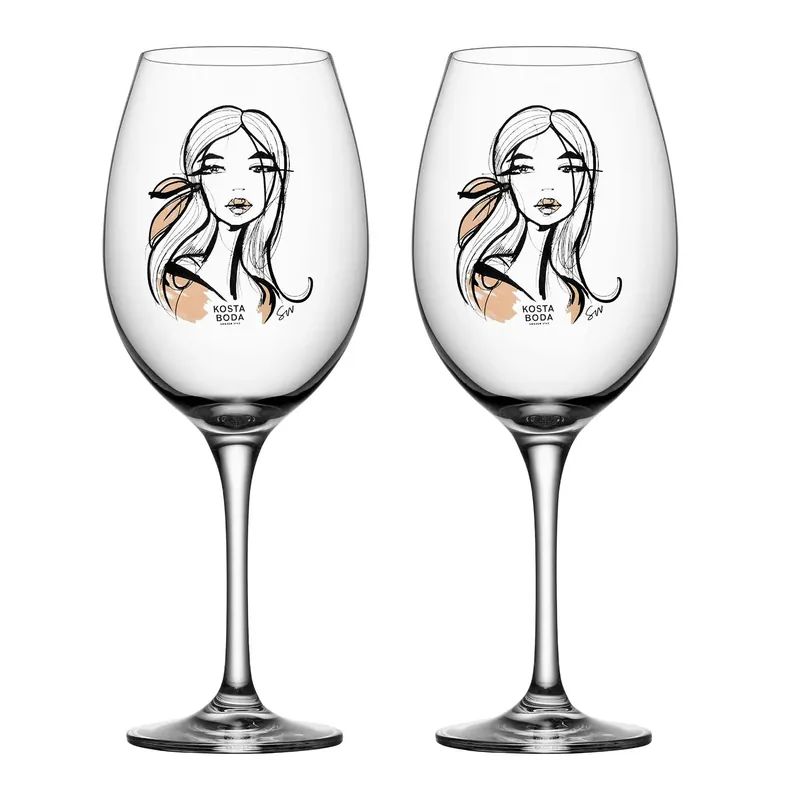 Snabb frakt All about you vinglas 52 cl 2-pack från Kosta Boda