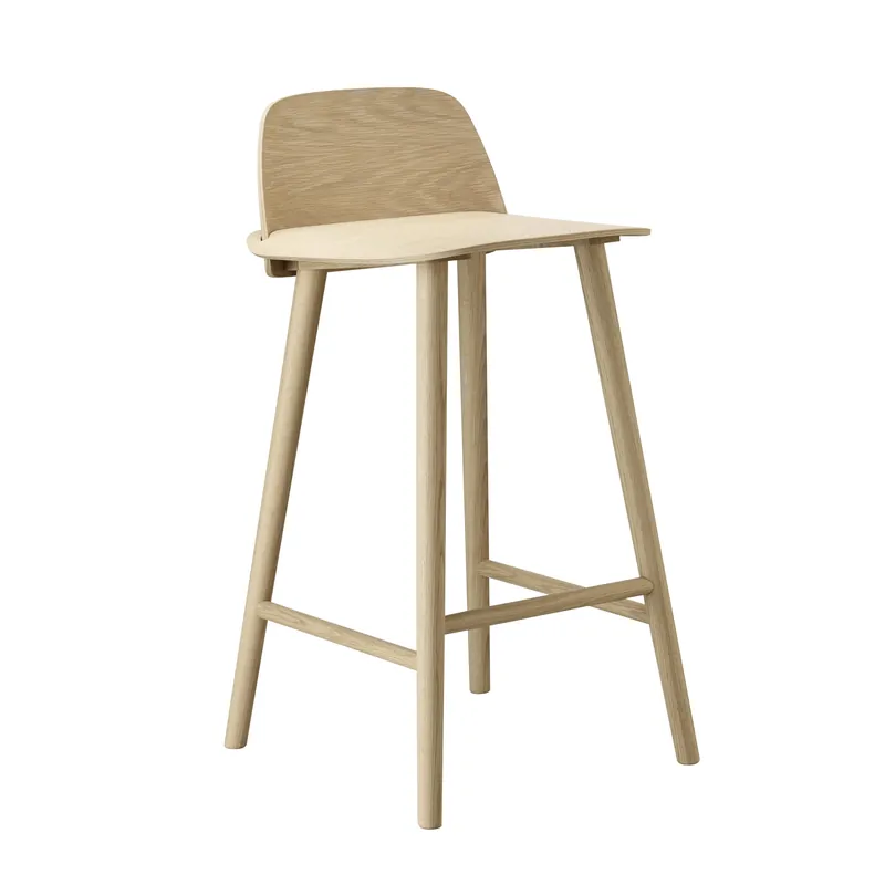 Fri frakt Nerd barstol 75 cm från Muuto