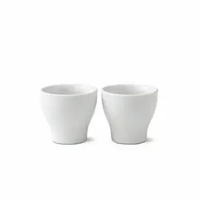 Begränsat antal White Fluted äggkopp 2-pack från Royal Copenhagen