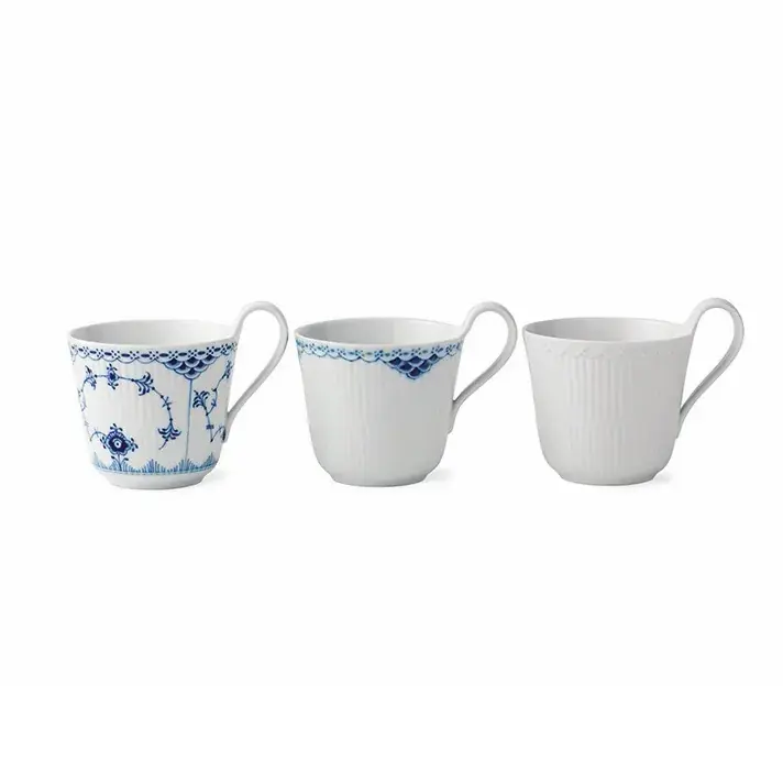 Bästa pris Gåvoset History Mix Spets muggar 3-pack från Royal Copenhagen