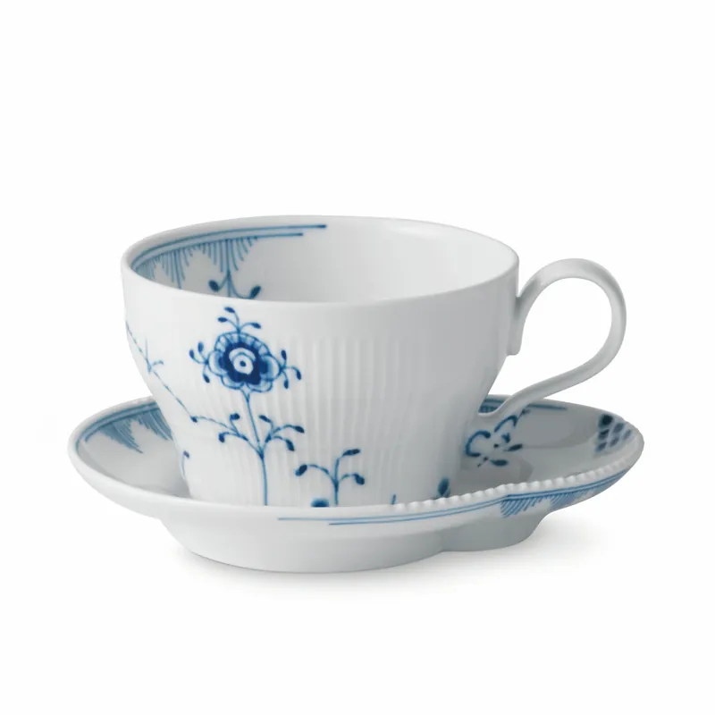 Beställ idag Blue Elements kopp med fat 26 cl från Royal Copenhagen