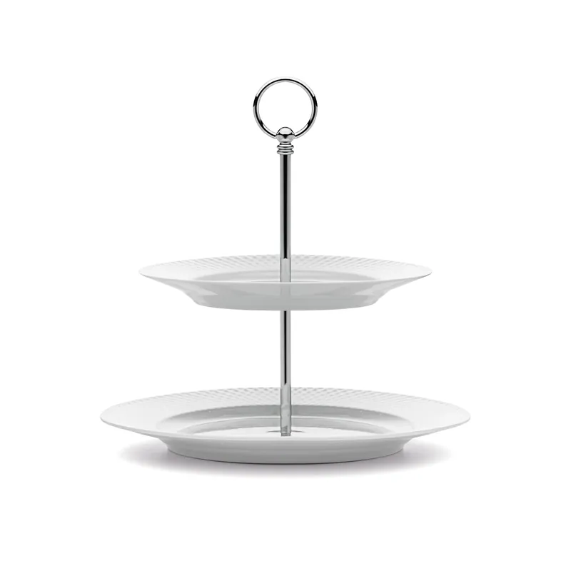 Begränsat antal Rhombe kakfat Ø 27 cm från Lyngby Porcelæn