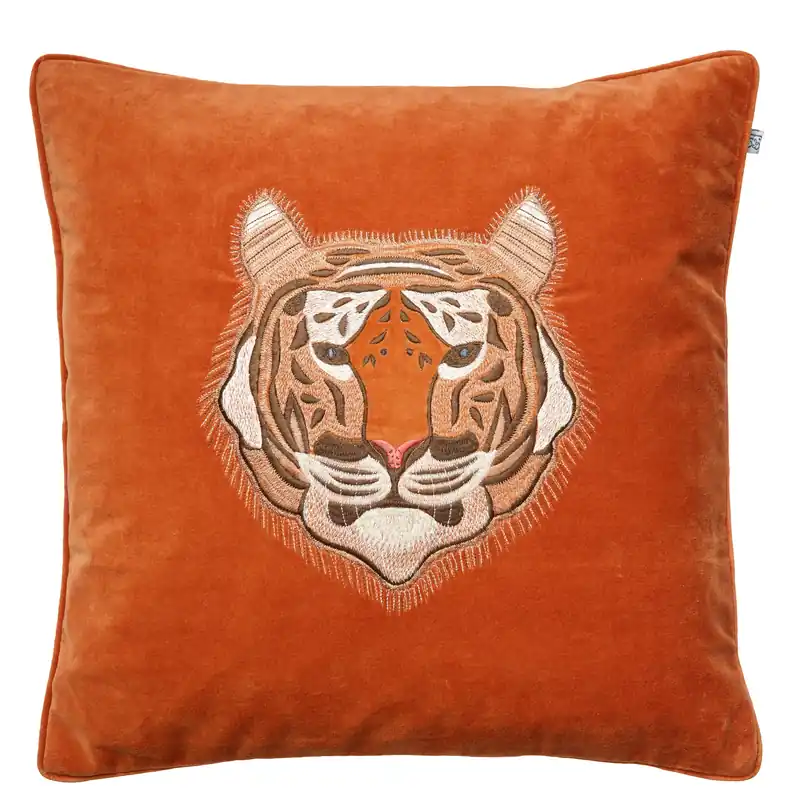 Expressleverans Embroidered Tiger kuddfodral 50x50 cm från Chhatwal & Jonsson
