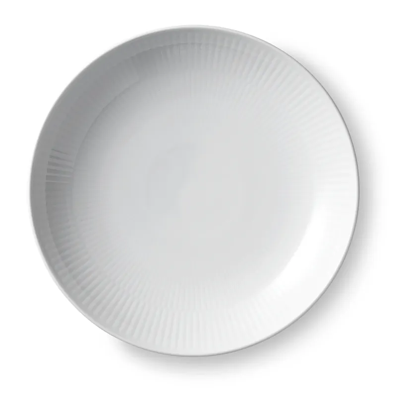 Billigare White Fluted Modern tallrik från Royal Copenhagen