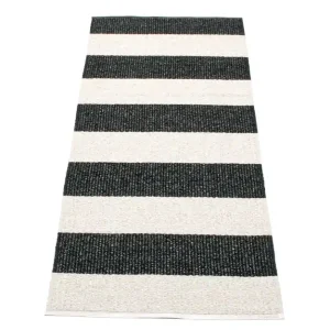 Begränsat erbjudande Bob gångmatta black/vanilla från Pappelina