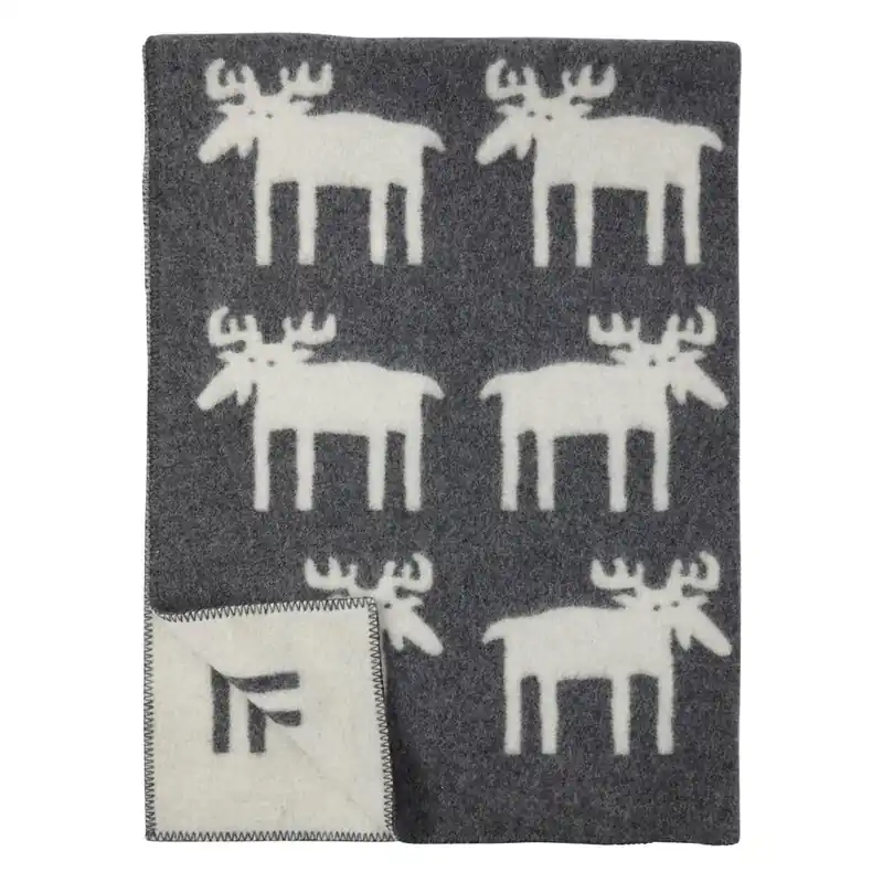 Endast idag Älg ullfilt från Klippan Yllefabrik