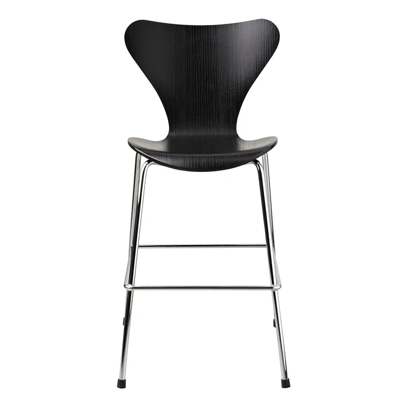 3177 Sjuan Junior stol krom från Fritz Hansen Sista chansen