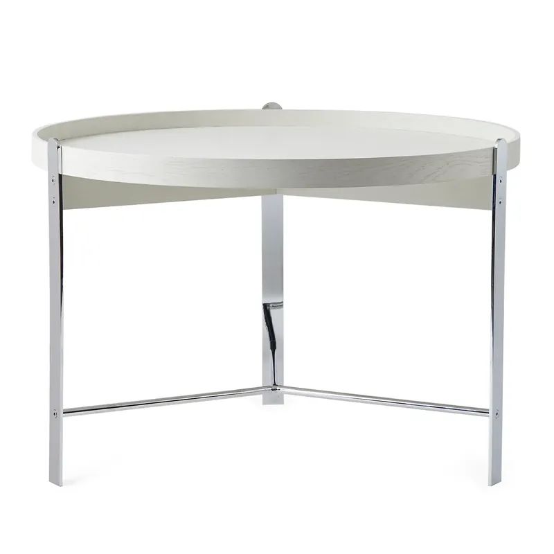 Begränsat erbjudande Compose soffbord Ø70 cm med kromat underrede från Warm Nordic