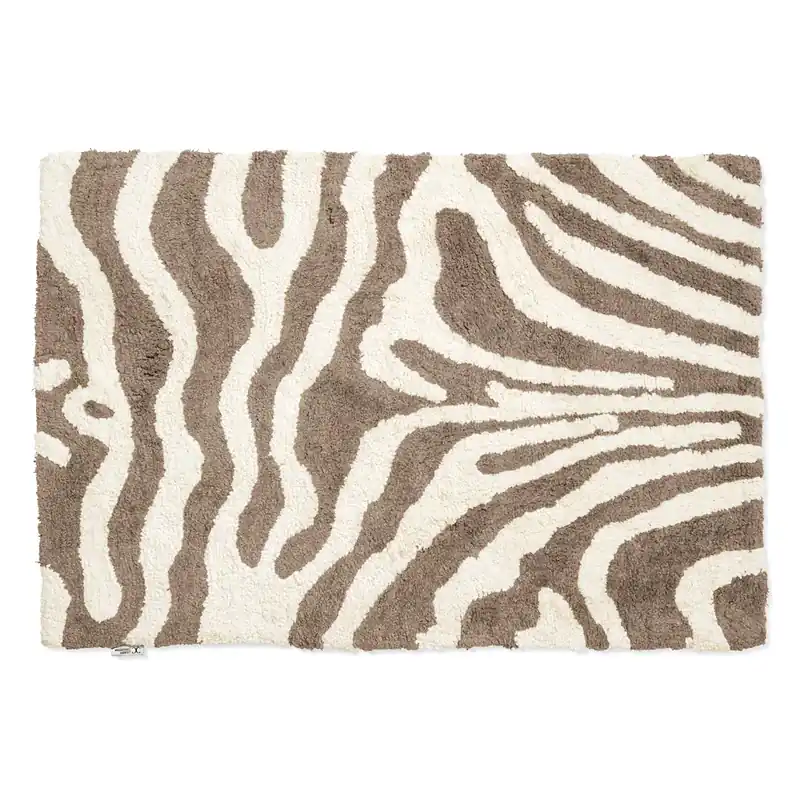 Zebra badrumsmatta 60x90 cm från Classic Collection Rabatter