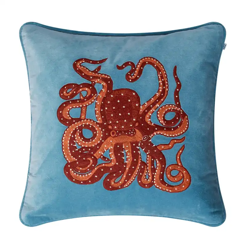 Embroidered Octopus kuddfodral 50x50 cm från Chhatwal & Jonsson Beställ nu