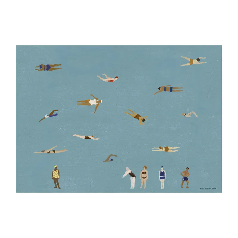 Swimmers poster från Fine Little Day Kampanj