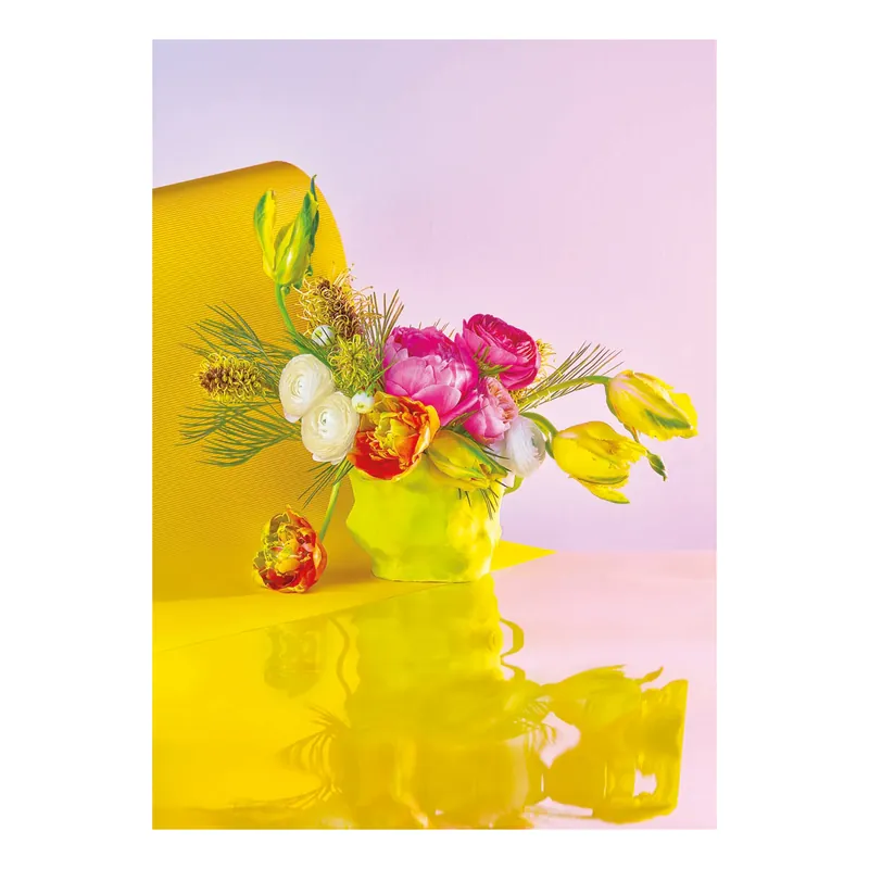 Kundfavorit Bloom 03 yellow poster från Paper Collective