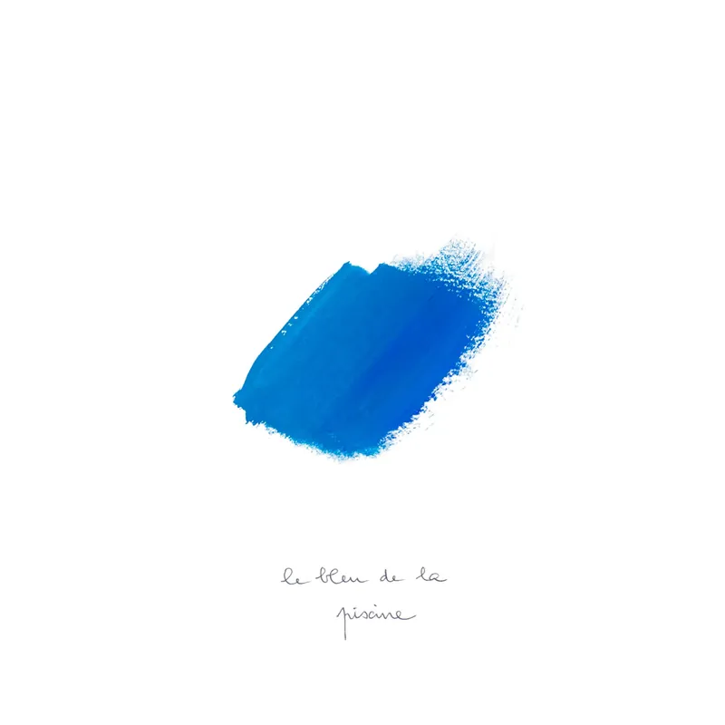 The Bleu II poster från Paper Collective Rabatt