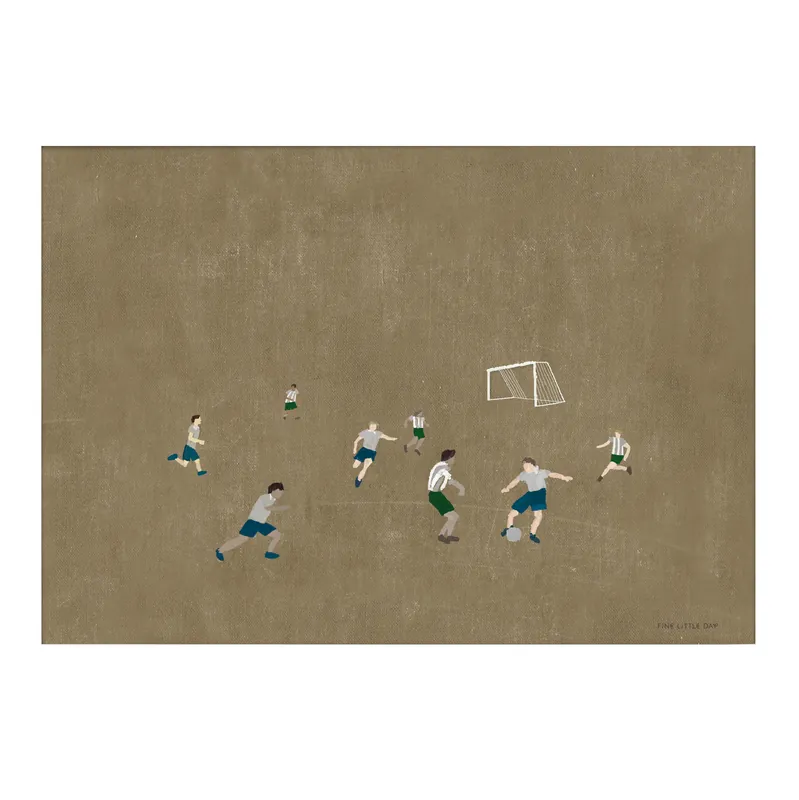 Fotboll poster 50x70 cm från Fine Little Day Endast denna vecka