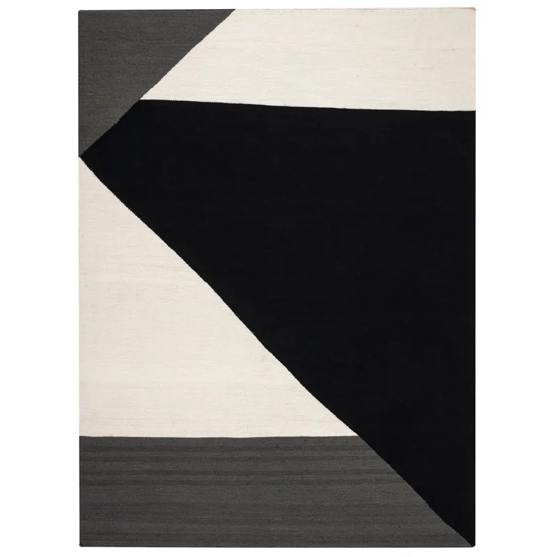 Expressleverans Stripes blocks kelimmatta svart från NJRD