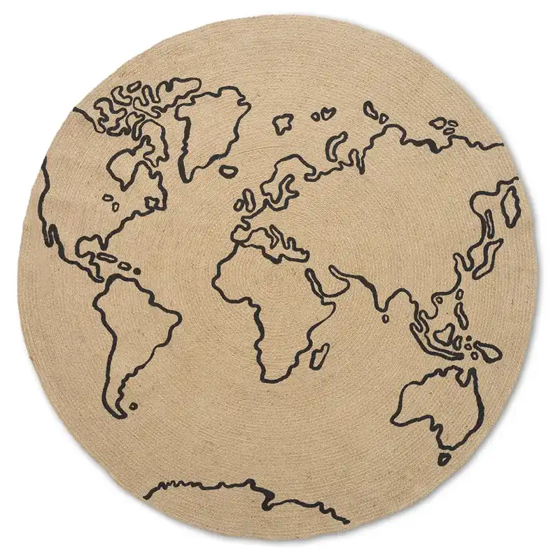 World jutematta large Ø130 cm från Ferm Living Extra rabatt