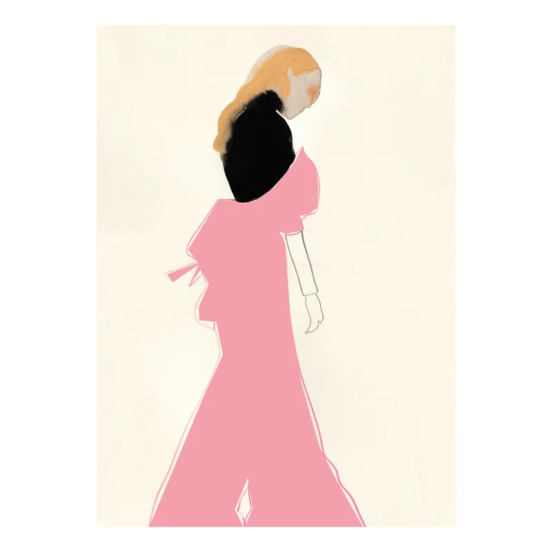 Pink Dress poster från Paper Collective I lager