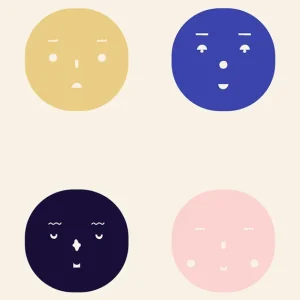 Begränsat erbjudande Four Feelings poster från Paper Collective