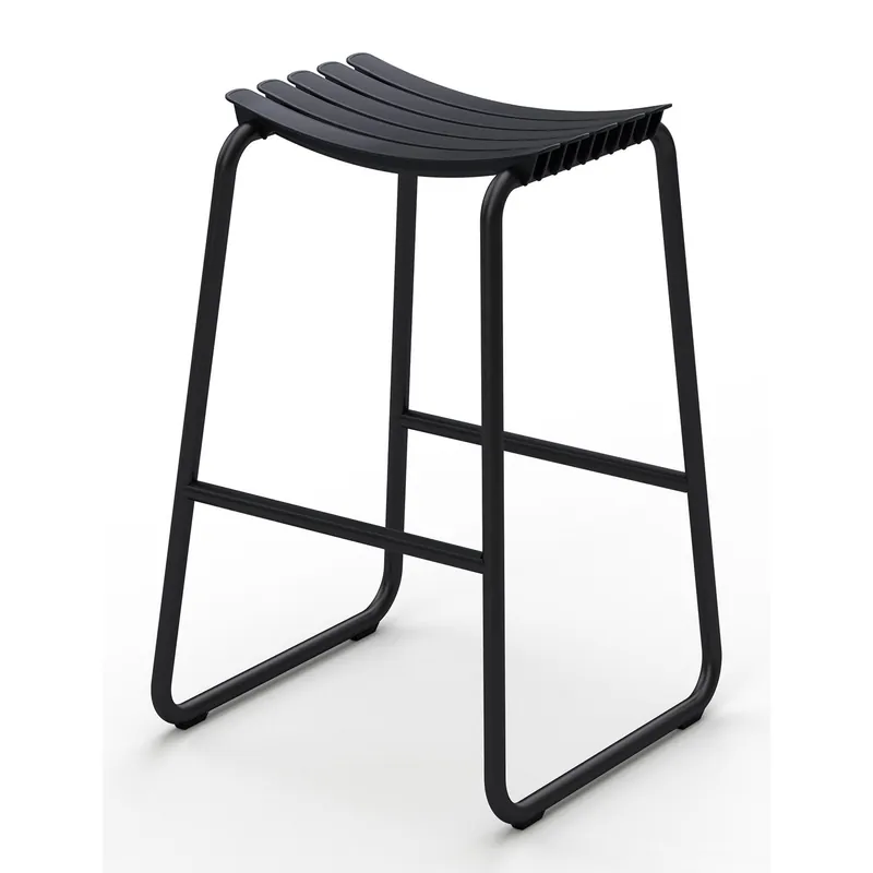 Reclips barstol svart aluminium Outlet