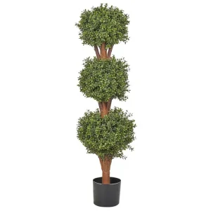 Säker betalning Konstgjord växt Buxus Ball Tree 35x35x120 cm 35x35x120 cm - Inredning