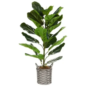 Konstgjord växt Fiddle Leaf Tree - Inredning Endast denna vecka