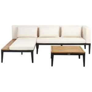 Fri frakt Loungegrupp med bord Bracciano 3-Sits 3-Sits - Trädgård & spabad