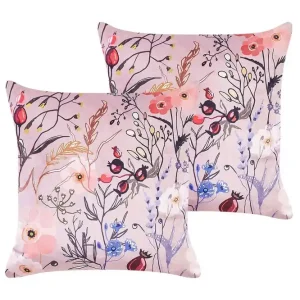 Beställ idag Prydnadskuddar Anemones set om 2 - Textil & mattor