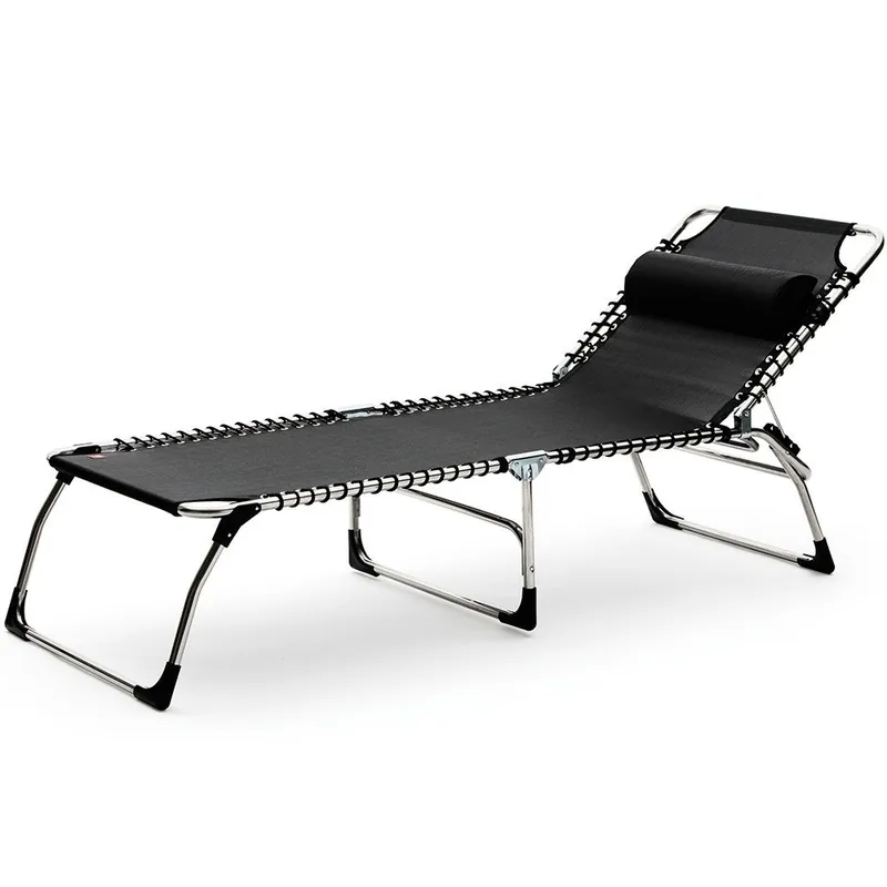 Erbjudande Casanova solsäng svart aluminium/textilene