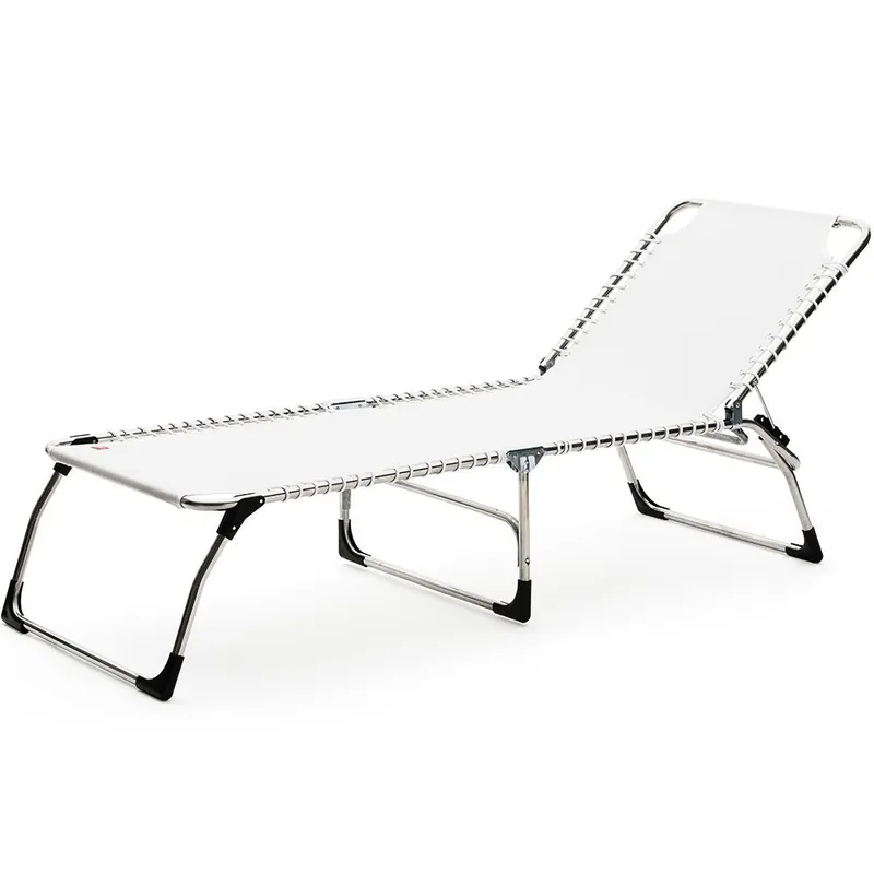 Fynd Casanova solsäng vit aluminium/textilene