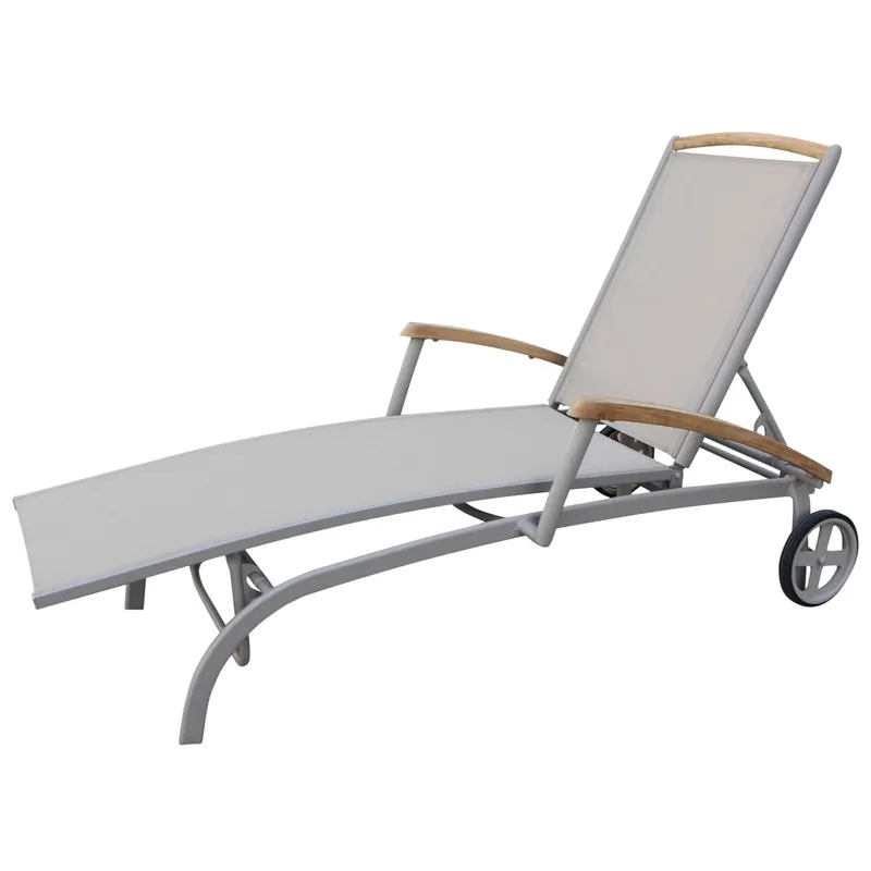 Andy vilsäng khaki/khaki teak Begränsat erbjudande