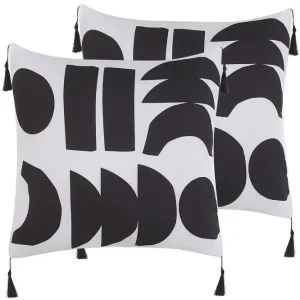 Trygg betalning Prydnadskuddar Liriope set om 2 Fyrkantig Fyrkantig - Textil & mattor