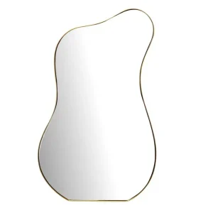 Wohnling Spegel Wohnling Asymmetrisk metallram oval 100 cm - Inredning Fynd
