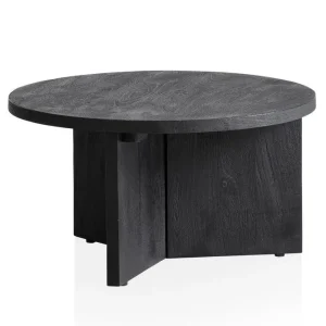 I lager Wohnling Soffbord Wohnling Massivt trä rund 60 cm klassisk bas lantligt - Möbler