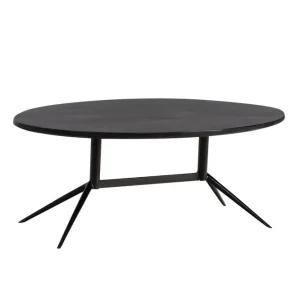 Wohnling Soffbord Wohnling Massivt trä oval 90 cm modern - Möbler Premium