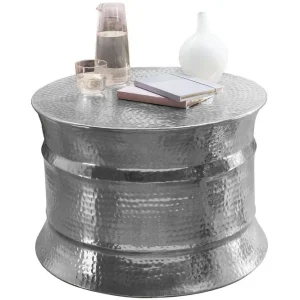 Wohnling Soffbord Wohnling Rund hamrad aluminiumyta lackerad orientalisk - Möbler Beställ nu