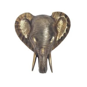 Snabb leverans Wohnling Väggdekoration Wohnling Elefant Polerad gjuten aluminium väggmonterad industriell - Inredning