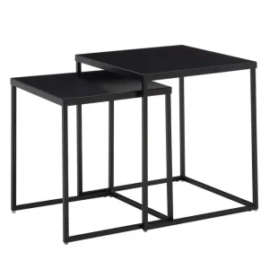 Kampanjpris Wohnling Satsbord Wohnling Set om 2 metall pulverlackerad med metallben modern - Möbler