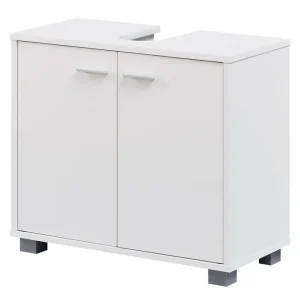 Kundfavorit Wohnling Tvättställsskåp Wohnling Folierad spånskiva 2 dörrar kontor modern - Hus & renovering