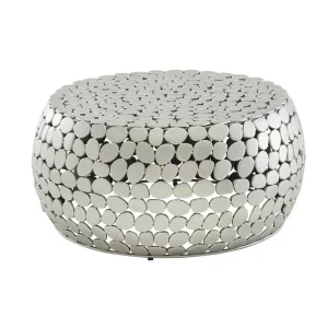 Wohnling Soffbord Wohnling Rund metallplatta stil matt look modern - Möbler Lägg i varukorgen