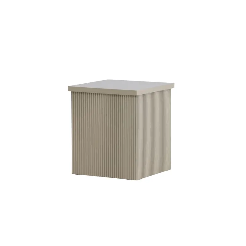 Nyhet Venture Home Lenox Sidobord 40 cm Beige - Möbler