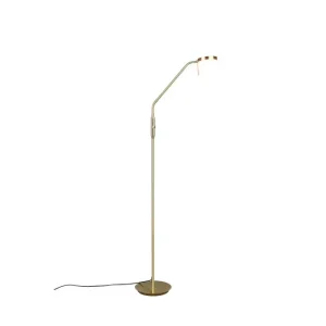 Trio Lighting Golvlampa TRIO Monza Mattmässing Mattmässing - Belysning & el Premium